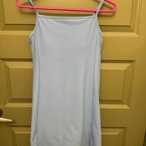Old Navy Sky Blue Spaghetti Active Dress